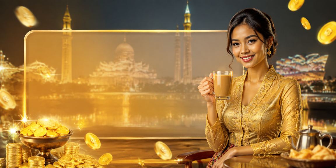 Pemain slot VIP wanita berkebaya menikmati permainan premium di Selangor pada 4d98